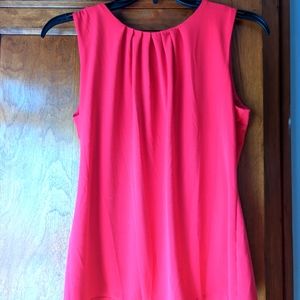 Calvin Klein Pink Sleeveless Blouse Medium